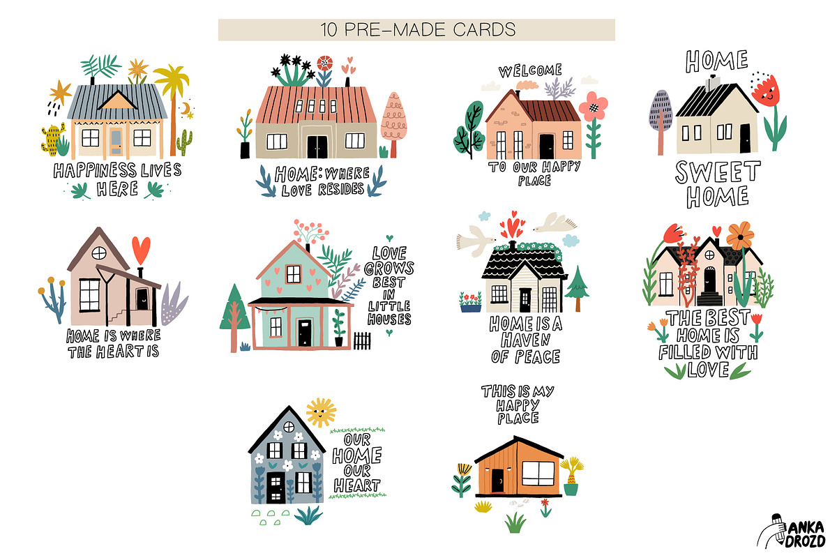 Home Sweet Home, a Decorative Illustration by AnkaDrozd (Photo 6 of 12)