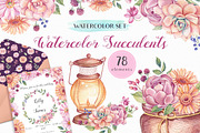 -90% OFF - Watercolor Flowers Bundle, a Decorative Illustration by Irina Diasli (Thumbnail 2 of 12)