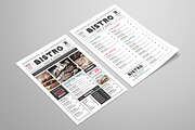 Newspaper Style Food Menu, a Poster Template by Guuver (Thumbnail 3 of 4)
