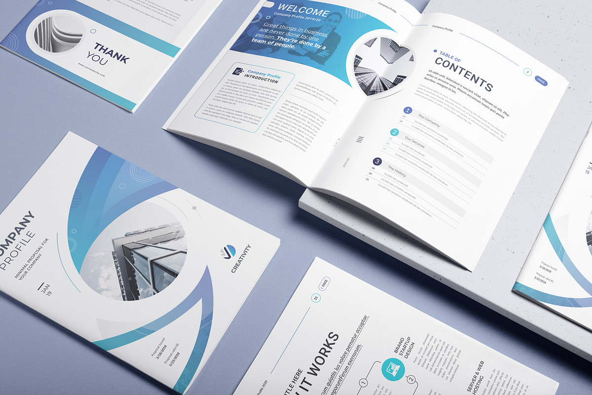 Brochure Bundle | Docx, Iindd, Canva, a Brochure Template by Creativity-Design (Photo 4 of 55)