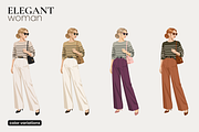 Elegant Women Illustrations, a Person Illustration by moja doodle (Thumbnail 7 of 10)