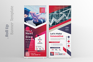 Modern Roll Up Banner Template