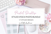 Pastel Desktop Stock Photo Bundle, a Business Photo by Savvy Stock Shop (Thumbnail 1 of 6)