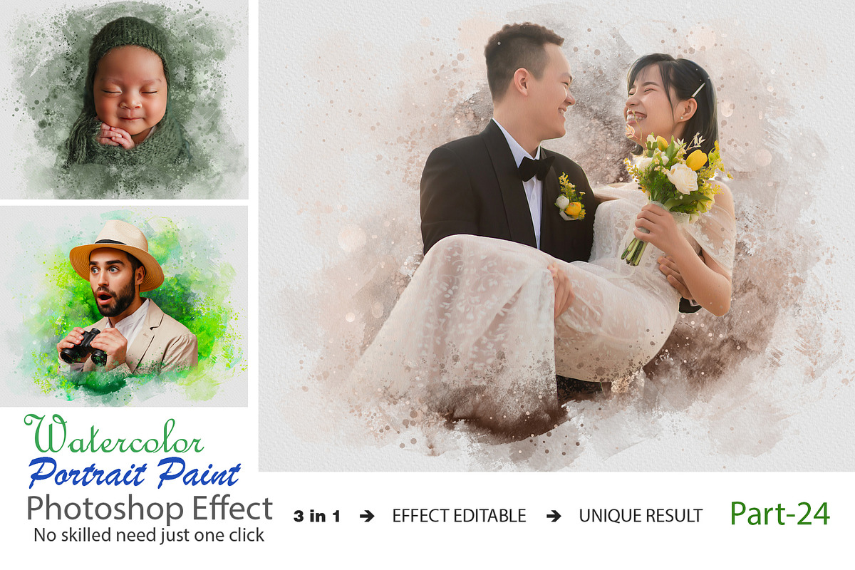 Modern photo effect for photoshop, an Action Add-On by MRI STUDIO (Photo 1 of 8)