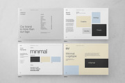 Minimalist brand guidelines, a Brochure Template by Proonty (Thumbnail 2 of 9)