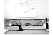 Contemporary Living - Tricorn Black, an Architecture 3D Model by 3DCargo (Thumbnail 7 of 12)