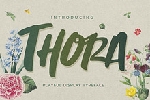 Thora – Playful Display Typeface