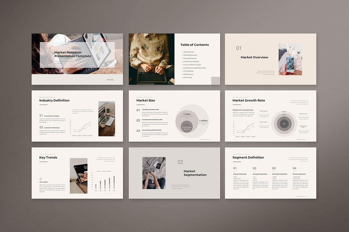 Market Research Presentation, a Presentation Template by CreativityForest (Photo 4 of 9)