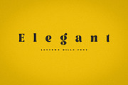 Lettown Hills, a Font by senzana (Thumbnail 2 of 10)