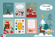 The Santa Trio clipart Collection, an Illustration by svetlatek (Thumbnail 8 of 10)