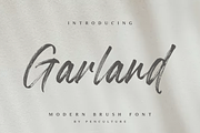 Garland - Modern Brush Font, a Script Font by Pen Culture (Thumbnail 1 of 11)