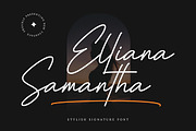 Elliana Samantha - Stylish Signature, a Script Font by Bluestype Studio (Thumbnail 1 of 11)