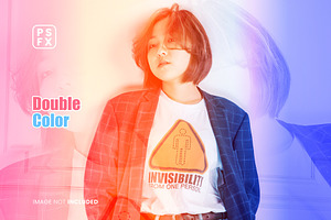 Double Color Gradient Photo Effect, a Layer Style Add-On by WudelMbois Studio
