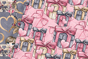 Valentines Day Digital Papers, a Pattern Graphic by Phantasia Design (Thumbnail 7 of 7)