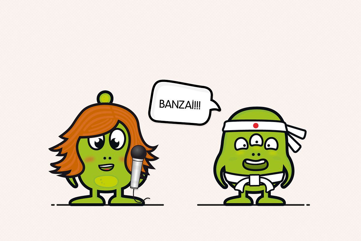 Monster Family Creation Kit, an Illustration by Sargatal (Photo 12 of 14)
