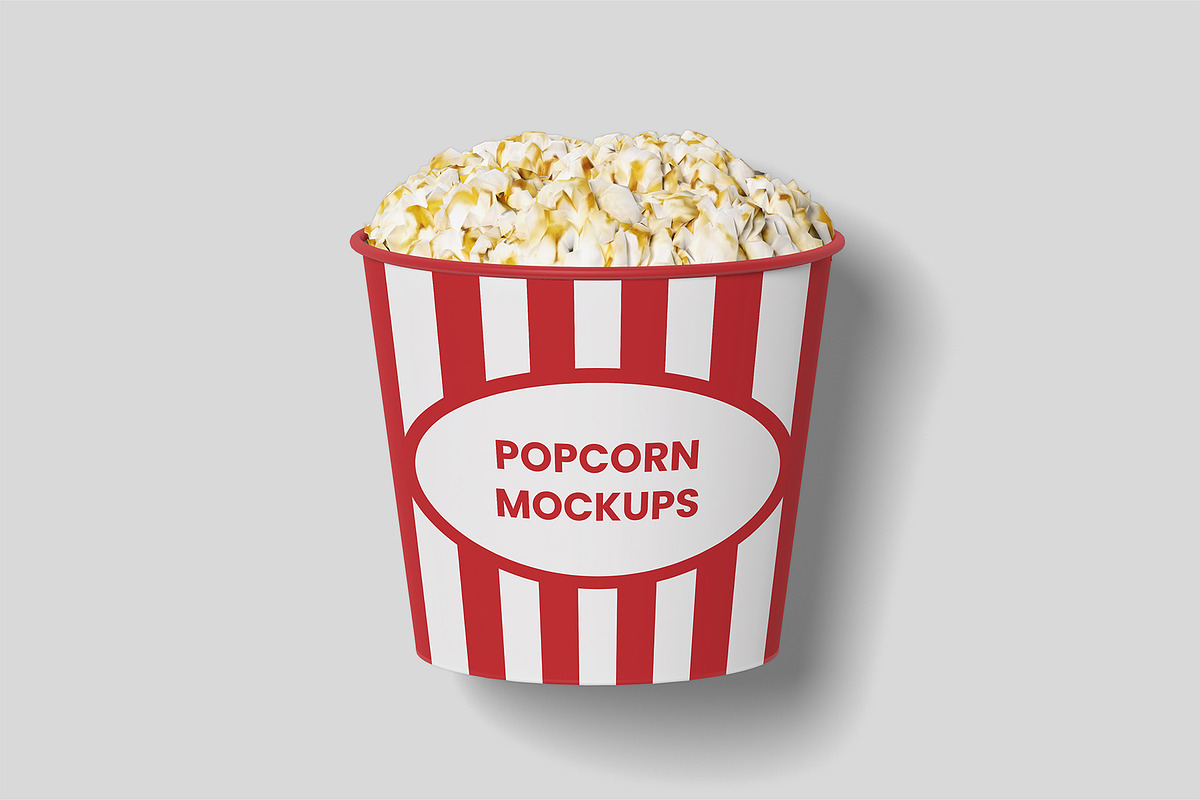 Popcorn Bucket Mockup Bundles, a Cups & Container Mockup by Compositing Studio (Photo 2 of 20)