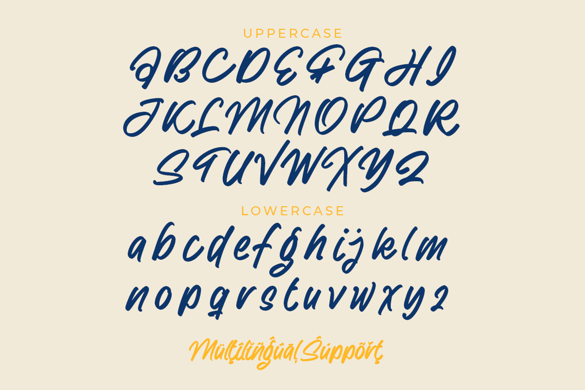 Ambaghy | A Handwritten Font, a Script Font by Colllab Studio (Photo 15 of 17)