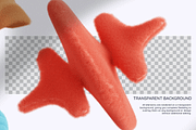100 Fluffy 3D Elements, an Object Graphic by Tridimensi Pro (Thumbnail 2 of 18)