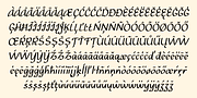 Handana, a Handwritten Font by Ingrimayne Type (Thumbnail 9 of 9)