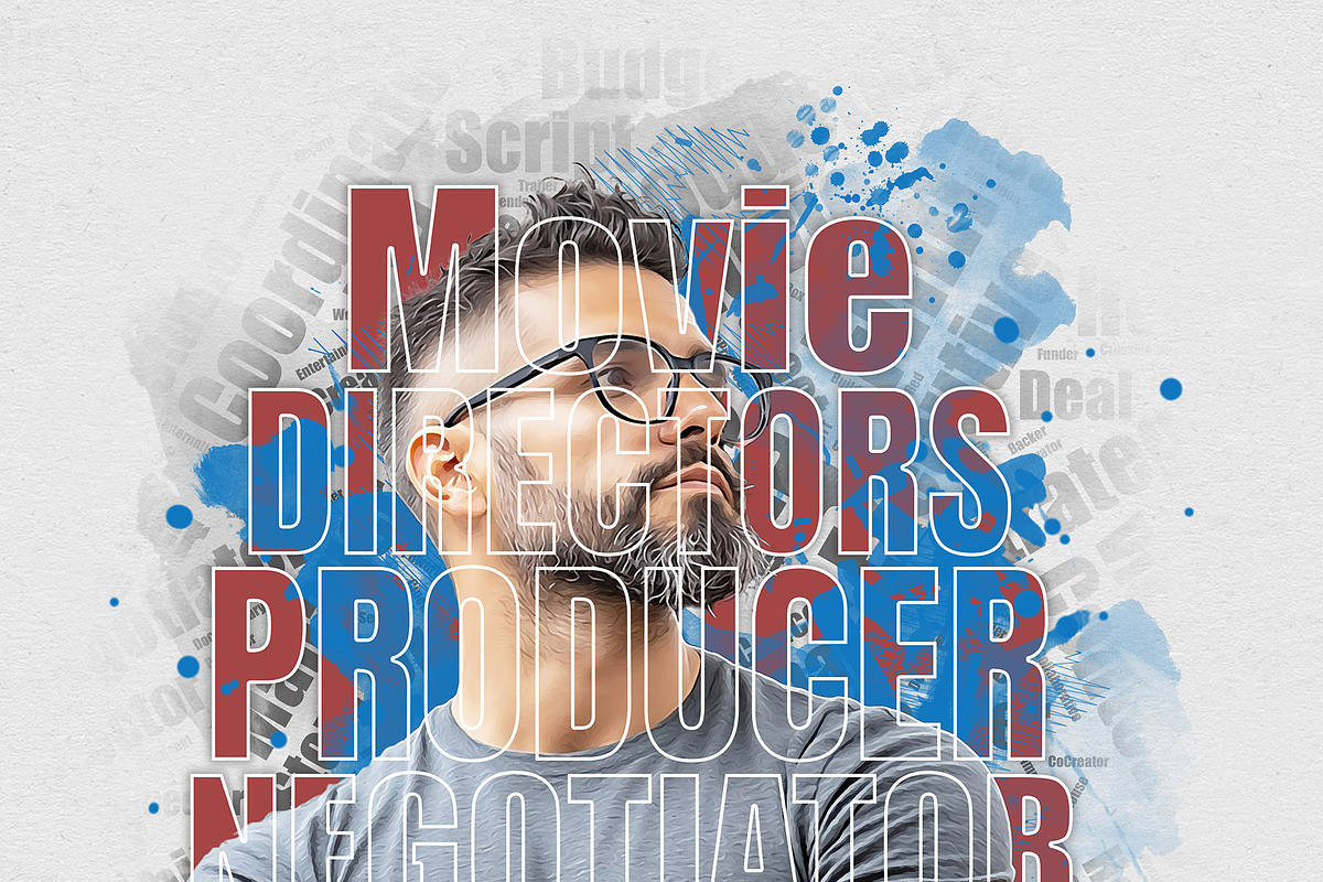 Artistic Portrait Typography Art, an Action Add-On by MRI STUDIO (Photo 6 of 16)
