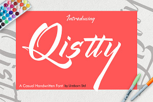 Qistty - Casual Display Font