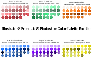 Color Palettes Procreate Illustrator