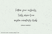 Intuition Script, a Handwritten Font by Beck McCormick (Thumbnail 2 of 10)