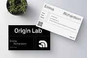 Monochrome Business Card, a Business Card Template by Annora Studio (Thumbnail 6 of 6)
