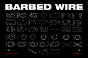 Barbed Wire Pack v.0.01 - 38 PNG, an Object Graphic by Hainz Studio (Thumbnail 4 of 10)