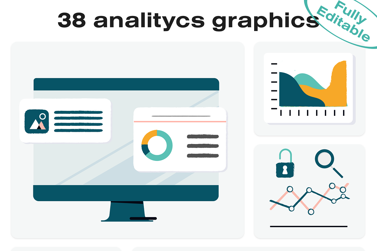 New Analitiks - Illustration Pack, a Finance Illustration by Craftrick (Photo 4 of 7)