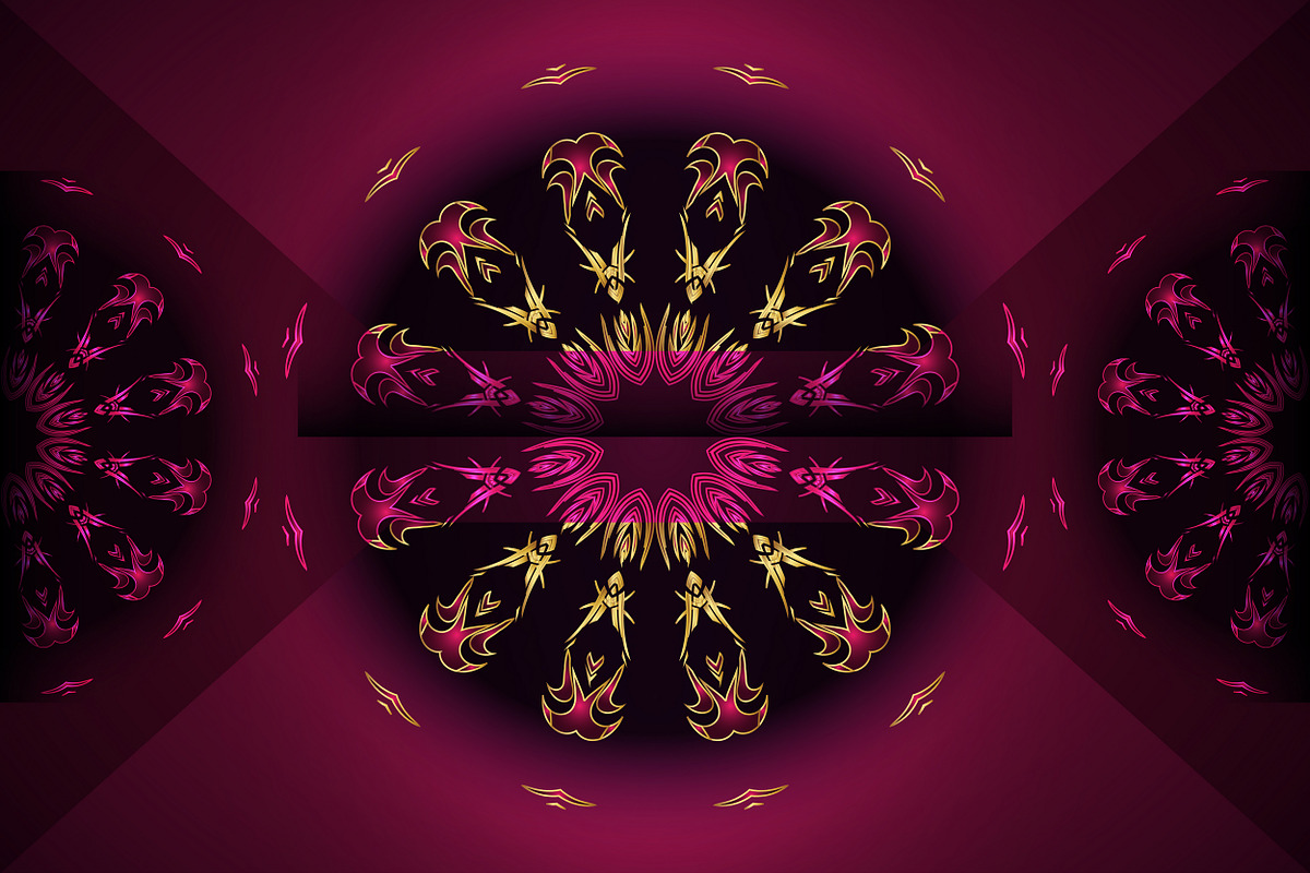 Mandala Ornamental Geometry Bundle, a Background Graphic by NJ Himel (Photo 68 of 92)
