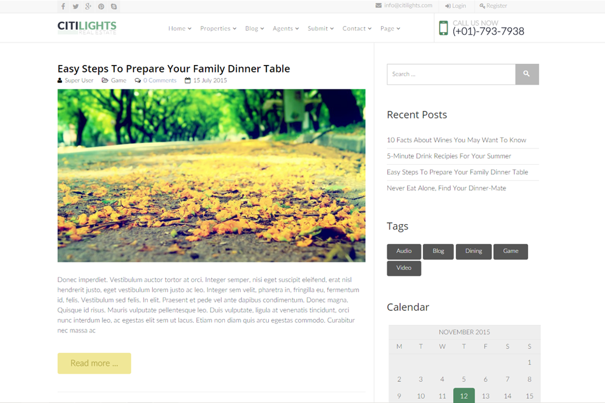 Citilights - Real Estate Template, a Websites & App Template by JoomlaUX (Photo 4 of 6)