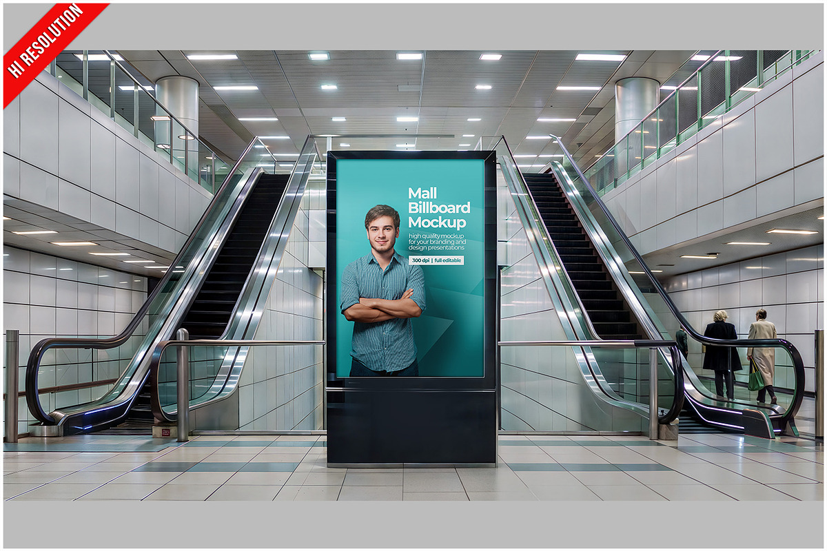Subway Display Ad Mockup, a Device Mockup by Bruno's Shop