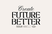 Mode Court - Aesthetic Font, a Serif Font by Fype Co. (Thumbnail 2 of 5)