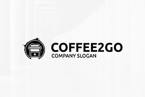 Coffee 2 Go Logo Template