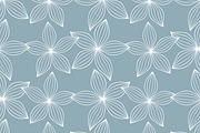 Seamless floral blue pattern., a Pattern Graphic by Shop seamless patterns (Thumbnail 5 of 7)