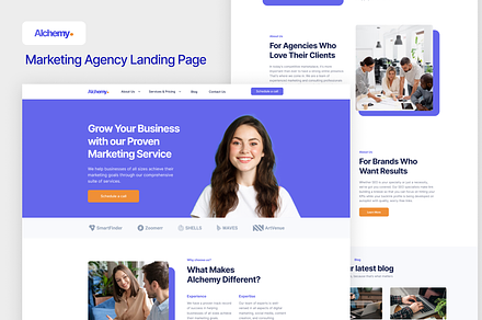 Alchemy - Landing Page