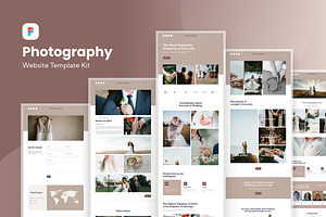 Photography Wedding Website Template