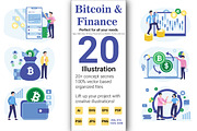 Bitcoin & Finance, an Illustration by Color Cubes (Thumbnail 1 of 7)