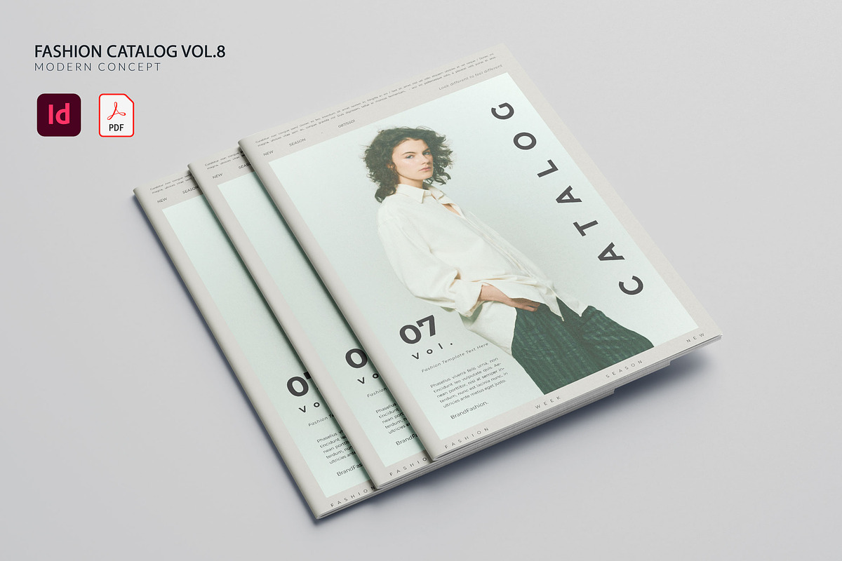 Fashion Catalog Vol.8, a Brochure Template by Bewalrus Studio (Photo 1 of 11)