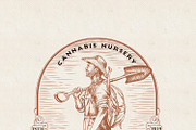 CANNABIS NURSERY LOGO, a Branding & Logo Template by Shwet Art (Thumbnail 1 of 3)