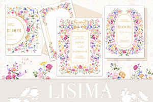 BLOOM Floral Wedding Set Wildflowers