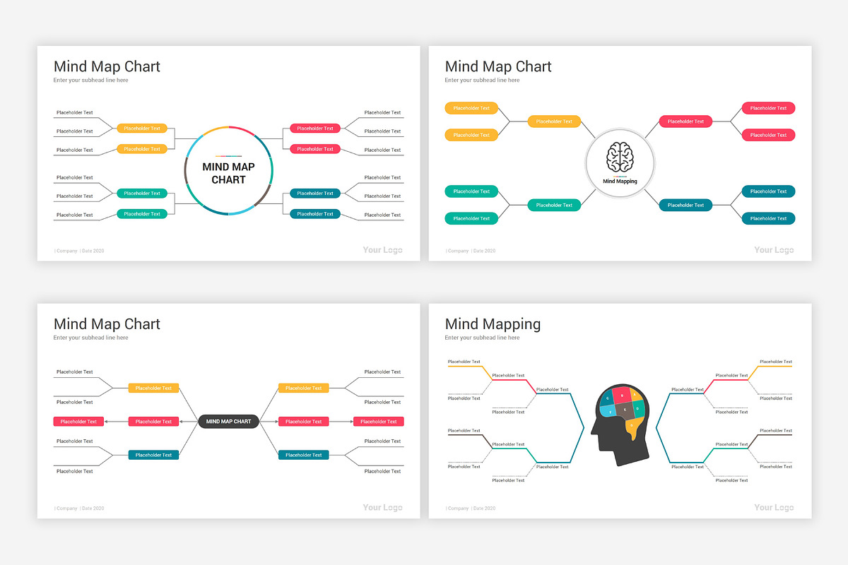 Mind Map PowerPoint Diagrams Pack, a Presentation Template by SlideOne (Photo 5 of 11)
