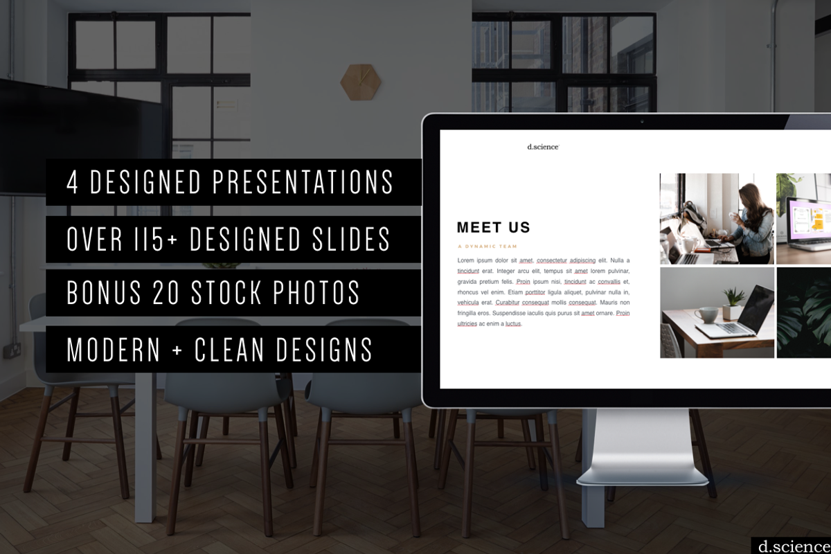 Creative Pitch Deck Bundle 50% OFF, a Presentation Template by Template Monkey @dscience (Photo 2 of 30)