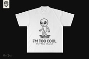 Cool Alien Skateboarder Illustration, an Illustration by shaondesigns (Thumbnail 2 of 4)