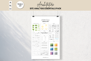 Architecture Site Analysis Essential, an Object Graphic by yesitisprintable