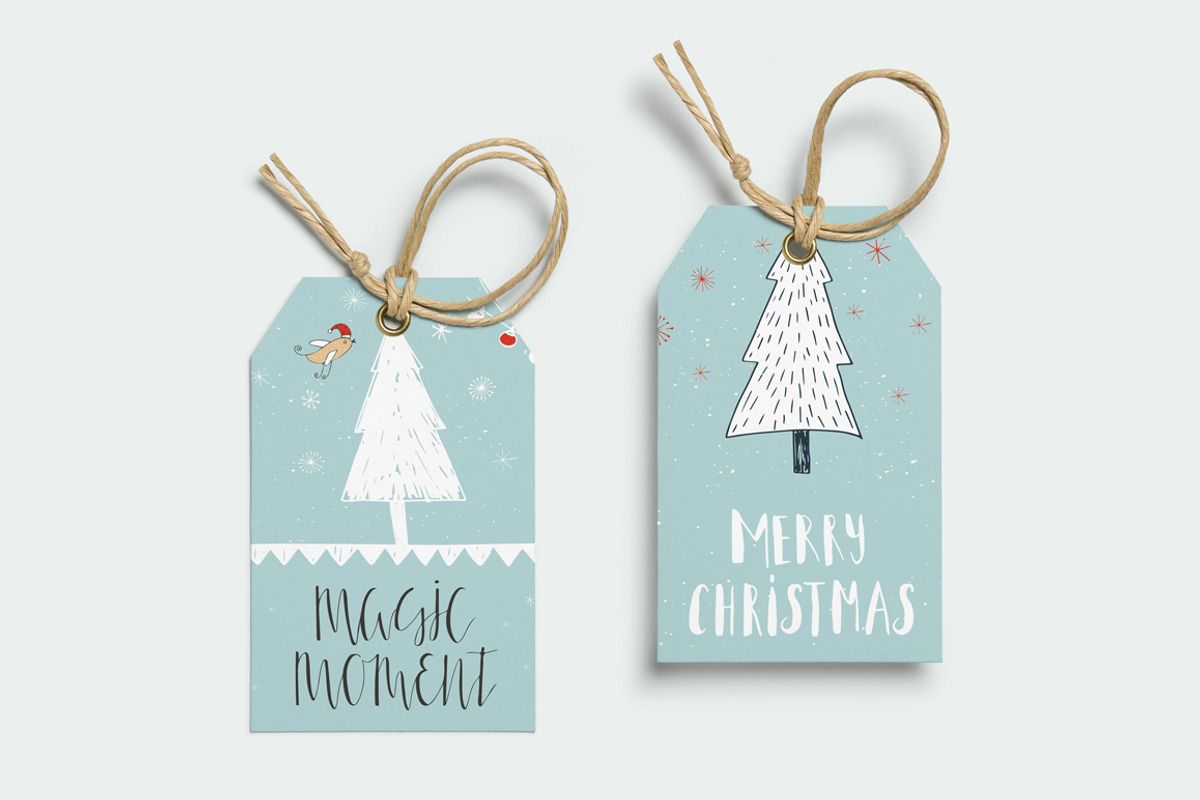 6 Christmas cards with lettering, a Decorative Illustration by UTM Studio (Photo 3 of 3)