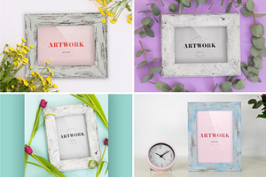 Floral Frames Mockup