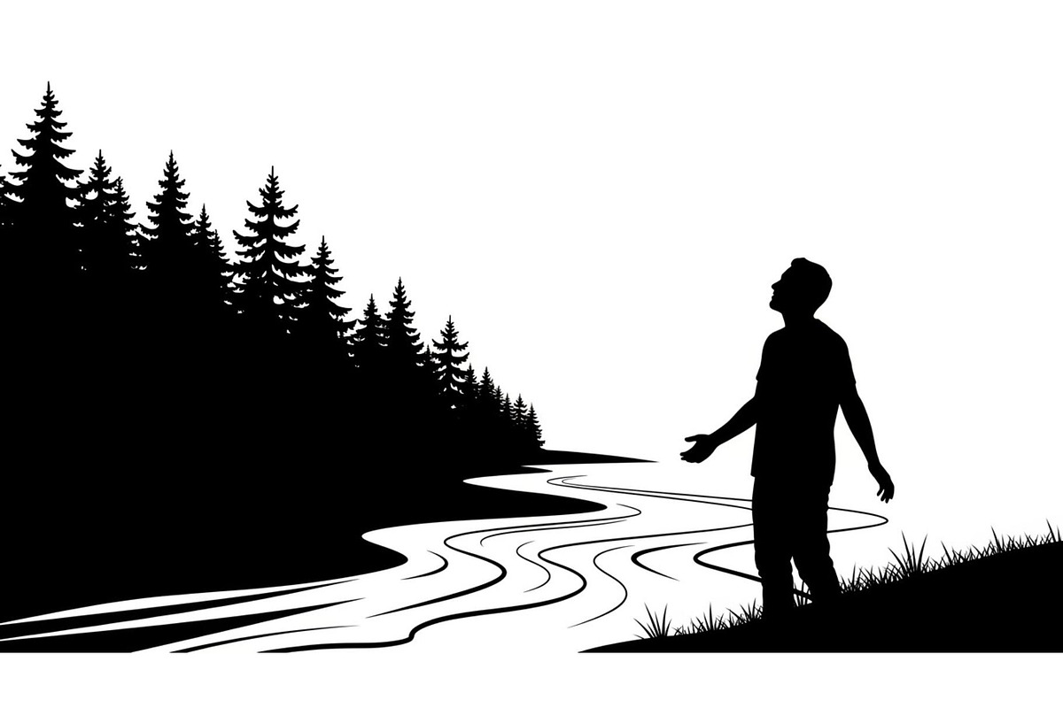 Nature Landscape Silhouette Vector B, an Illustration by Designer_Momina (Photo 19 of 51)