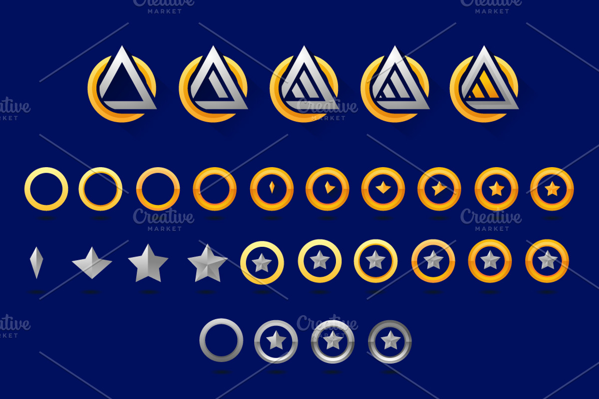 Rank Icons Set, an Icon by RalucaGheorghe (Photo 2 of 2)